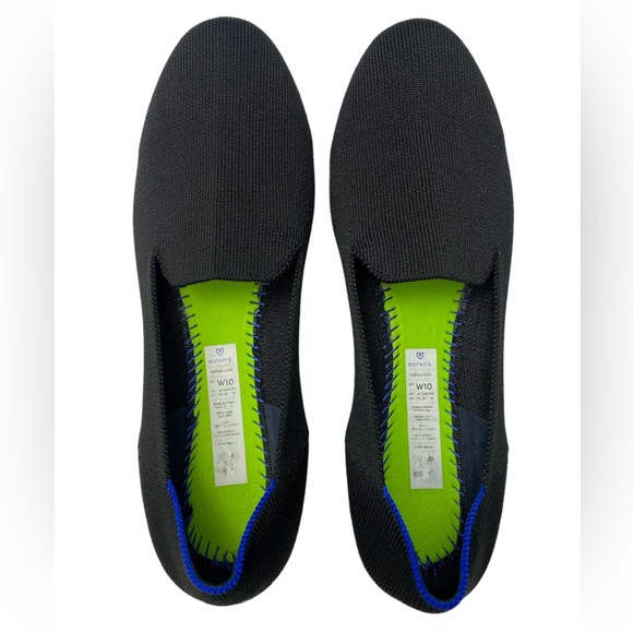 Rothy’s The Lounge Loafer In Black Solid Women’s Size 10 - Picture 8 of 12